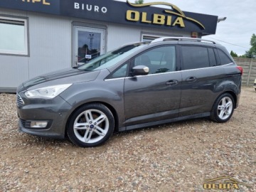Ford C-MAX II Grand C-MAX Facelifting 1.5 EcoBoost 182KM 2016 Ford Grand C-MAX Park assist Podgrzewana kierownica Czujniki parkowania Su, zdjęcie 3