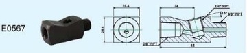 Короткое манометрическое соединение E0567 Powerram