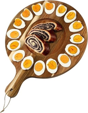 Поднос для яиц с пряностями, Контейнер для яиц с пряностями, круглый деревянный поднос