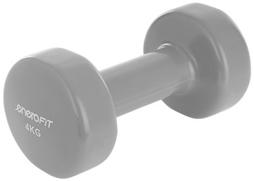 Enero Fit HANTLA WINYLOWA 4 kg VDB ciężarek hantelek szary