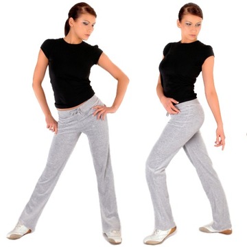 SPODNIE DRESOWE WELUROWE XL FITNESS DRESY