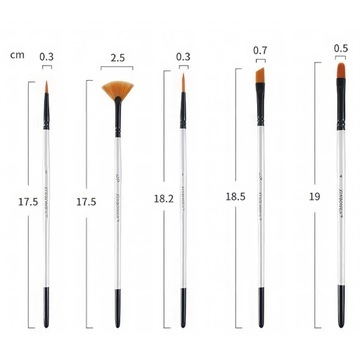 Набор кистей: Кисти Профессиональная Художественная школа в пенале, 10 шт.