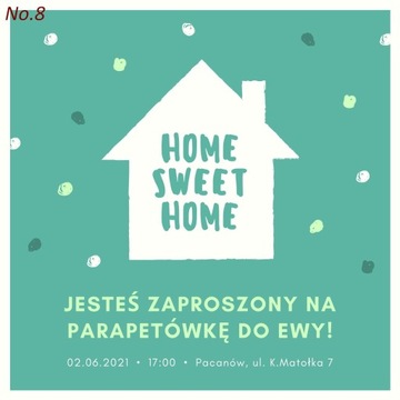 Приглашение на новоселье: 14х14 - комплект 50 шт.