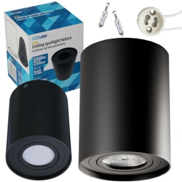 OPRAWA NATYNKOWA SUFITOWA LED GU10 TUBA RUCHOMA