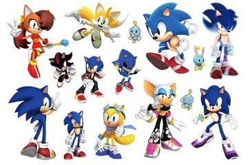 TATUAŻE ZMYWALNE DLA DZIECI SONIC CG318