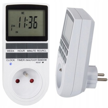 Programator Czasowy Timer Włącznik Wyłącznik Cyfrowy Elektroniczny Programy