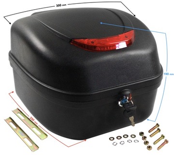 KUFER MAŁY KUFEREK 20L NA MOTOR SKUTER ROWER