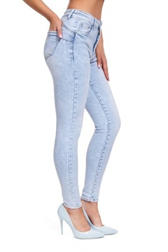 055_ Spodnie damskie jeans rurki - M.sara _r.38