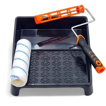 ZESTAW MOTIVE WAŁEK NYLON 23cm/11mm UCHWYT KUWETA farb rozcieńczalnikowych
