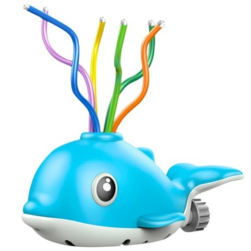 Садовая игрушка-разбрызгиватель для детей, шланг для разбрызгивания дельфина на лето