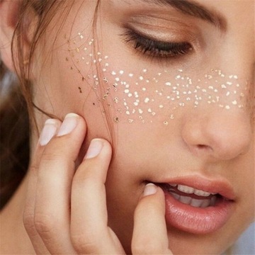 2021 New Gold Face Temporary Tattoo Waterproof
