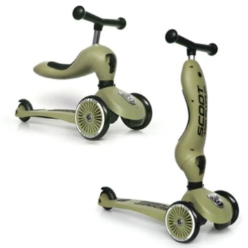 Scoot And Ride Highwaykick 1 2w1 Jeździk i hulajnoga 1-5 lat + Kask XXS-S