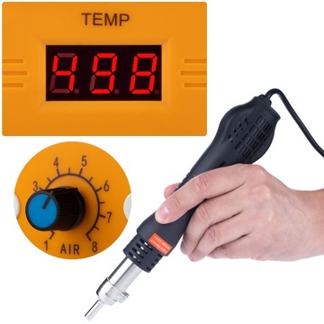 СТАНЦИЯ ДЛЯ ПАЙКИ ГОРЯЧИМ ВОЗДУХОМ, МАШИНА ДЛЯ СВАРКИ ПЛАСТМАССОВ 858D