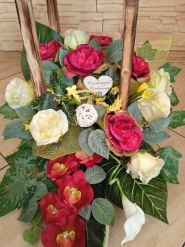 Букет Lantern Flowers grave COMPOSITION