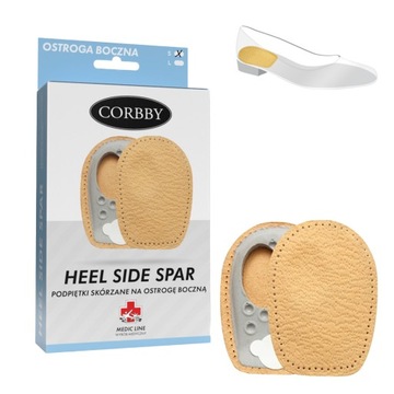Podpiętki skórzane na ostrogi boczne HEEL SIDE SPAR S r. 40-46