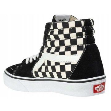 Trampki Męskie Damskie Unisex Wysokie Vans W Kratkę V38CL SK8-HI DX 38