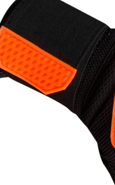 Перчатки вратарские 4keepers Force V3.23 RF, черно-оранжевые,