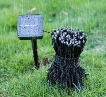 Солнечные рождественские елочные огни 200 LED белый теплый