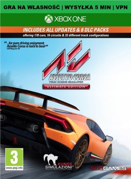 ASSETTO CORSA ULTIMATE EDITION KLUCZ XBOX PL XOne/SERIES S/X WYSYŁKA 5M VPN