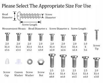 НАБОР ВИНТОВ ДЛЯ РЕМОНТА СТЕКЛОВ, НОСОВ ЧАСОВ, ОТВЕРТКА, Пинцет, Тряпка