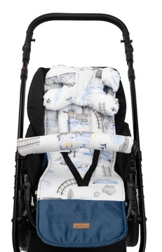 JACKMAR ДВУСТОРОННЯЯ ВСТАВКА ДЛЯ КОЛЯСКИ, 5 ЭЛЕМЕНТОВ