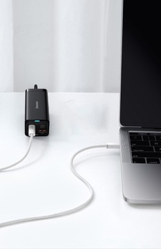 BASEUS MOCNY KABEL DO TELEFONU USB TYPU C DO USB-C PD QUICK CHARGE 100W 2M