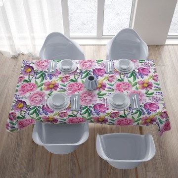 СКАТЕРЬКА СТОЙКАЯ К ПЯТЯНИЯМ 140X240 ГЛАДКАЯ МАТОВАЯ ТОЛСТАЯ