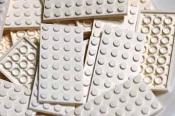 LEGO 3035 white biała płytka 4x8 2szt