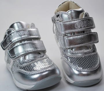 СЕРЕБРЯНЫЕ ТУФЛИ, вставка из пайеток. профиль кожаный nat r 20