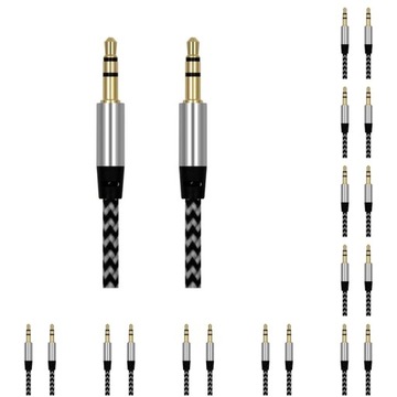 10 zestaw Kabel 3.5mm z męskiego na męskie