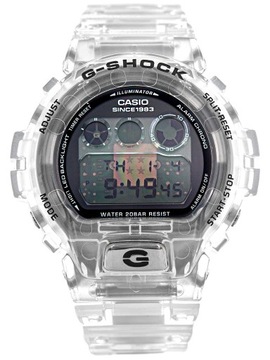 MĘSKI ZEGAREK CASIO DW-6940RX-7ER G-SHOCK TRANSPARENTNY 40TH ANNIVERSARY