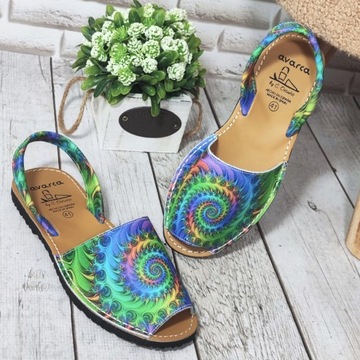 САНДАЛИИ ЖЕНСКИЕ ИЗ ИСПАНСКОЙ КОЖИ AVARCAS - 40