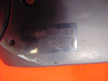 MAZDA 3 BK 04- ZRCÁTKO LEVÉ 5 PIN EU 29Y