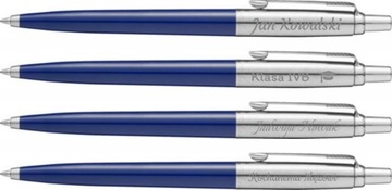 Шариковая ручка PARKER Jotter с ГРАВИРОВКОЙ, ЧЕРНЫЙ СТЕРЖЕНЬ