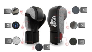 Боксерские спарринговые перчатки ACTIVE BUSHIDO B-2V21, 10 унций