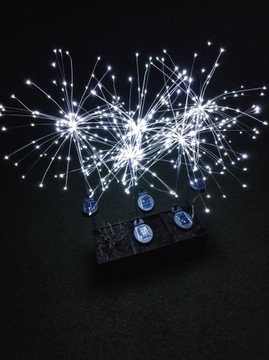 СОЛНЕЧНАЯ LED ЛАМПА, дерево одуванчика, фейерверк, 4 шт.