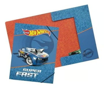 Teczka A4 HOT WHEELS z gumką
