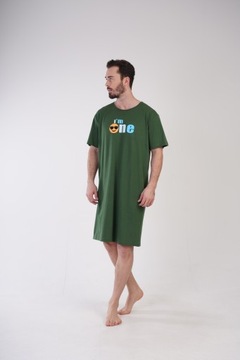 Koszula męska do spania bawełniana śmieszny pomysł na prezent Vienetta XXL