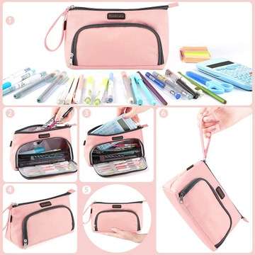 3в1 пенал косметичка Homecube Rose