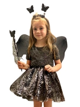 Костюм паука 4 элемента 3-6 лет F0188 Страшный костюм на Хэллоуин