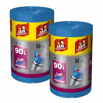 Jan Niezbędny worki Easy Pack 90L/50SZT niebieski