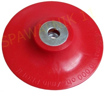 Dysk przystawka do fibry elastyczny 125mm RED