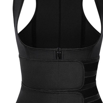 Sweat dla kobiet Body Shaper Workout Tank Czarny S