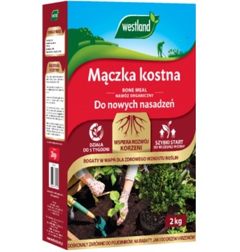 Nawóz mączka kostna do zielonych 2kg Westland