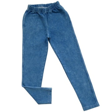 Spodnie legginsy dziewczęce ala JEANS GAMET 134