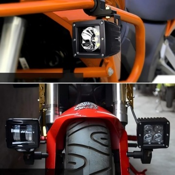2X СВЕТОДИОДНЫЕ ГАЛОГЕННЫЕ ЛАМПЫ МОНТАЖНЫЕ КРОНШТЕЙНЫ ДЛЯ МОТОЦИКЛОВ АВТОМОБИЛЕЙ ВНЕДОРОЖНИКОВ КОРАБЛЬ