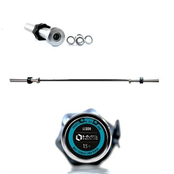 GRYF OLIMPIJSKI PROSTY 16KG CHROM CROSSFIT 183CM