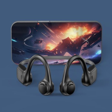 БЕСПРОВОДНЫЕ СПОРТИВНЫЕ НАУШНИКИ BONE С КОСТНОЙ ПРОВОДИМОСТЬЮ, НАУШНИКИ BLUETOOTH