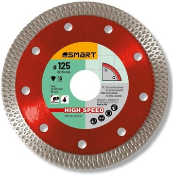 SMART365 TARCZA DIAMENTOWA 125mm SM-10-125HS