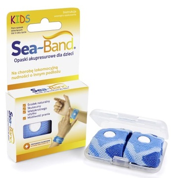 SEABAND Opaski akupresurowe dla dzieci 2 szt. nieb
